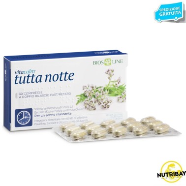 Bios Line Vitacalm Tutta Notte Fast Retard 30 cpr BENESSERE-SALUTE