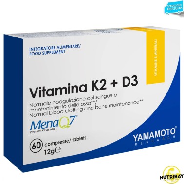 Yamamoto Research Vitamina K2 + D3 - 60 cpr VITAMINE