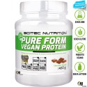 Scitec Pure Form Vegan 450 gr 5 Proteine Vegetali Biologiche Riso Pisello Zucca in vendita su Nutribay.it