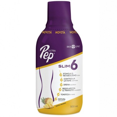 Bios Line Ultra Pep Slim 6 liquido 500 ml BRUCIA GRASSI TERMOGENICI