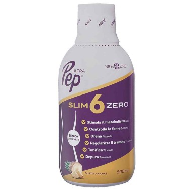 Bios Line Ultra Pep Slim 6 ZERO liquido 500 ml BRUCIA GRASSI TERMOGENICI