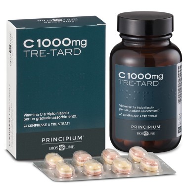 Bios Line Principium Vitamina C1000 mg Tre-Tard 24 cpr VITAMINE