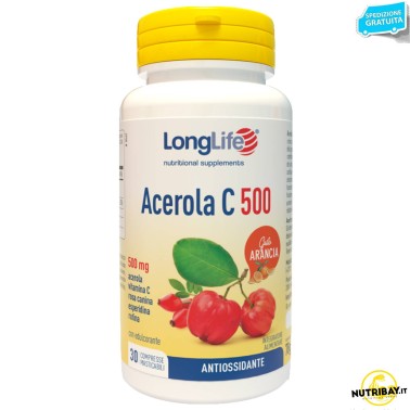 Long Life Acerola C 500 - 30 cpr masticabili BENESSERE-SALUTE