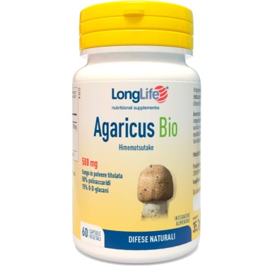 Long Life Agaricus Bio - 60 caps vegetali BENESSERE-SALUTE