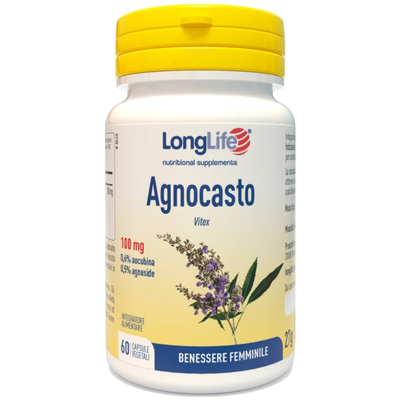 Long Life Agnocasto - 60 caps vegetali BENESSERE-SALUTE