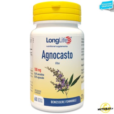 Long Life Agnocasto - 60 caps vegetali BENESSERE-SALUTE