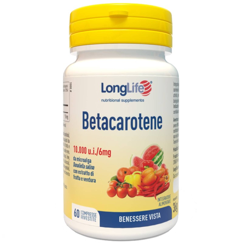 Long Life Betacarotene - 60 cpr BENESSERE-SALUTE