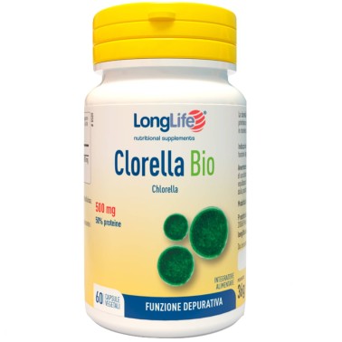 Long Life Clorella Bio - 60 caps BENESSERE-SALUTE
