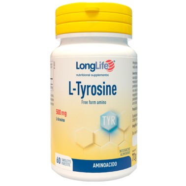 Long Life L-Tyrosine - 60 tav AMINOACIDI BCAA