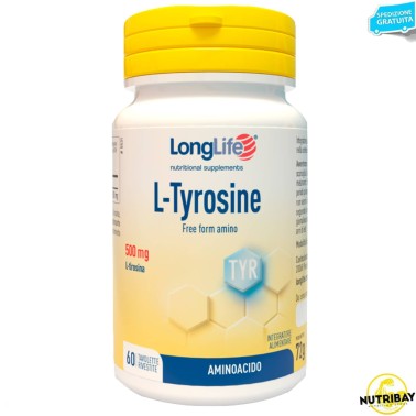 Long Life L-Tyrosine - 60 tav AMINOACIDI BCAA