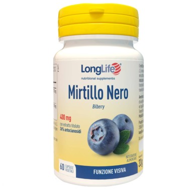 Long Life Mirtillo Nero - 60 caps BENESSERE-SALUTE