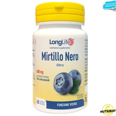 Long Life Mirtillo Nero - 60 caps BENESSERE-SALUTE