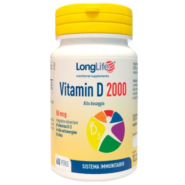 Long Life Vitamin D 2000 - 60 perle VITAMINE