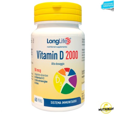 Long Life Vitamin D 2000 - 60 perle VITAMINE