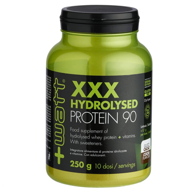 +Watt XXX Hydrolysed Protein 90 - 250 gr PROTEINE