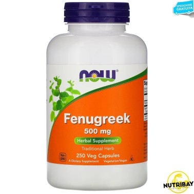 Now Foods Fenugreek - 250 caps BENESSERE-SALUTE