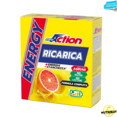 PROACTION RICARICA ENERGY 10 buste CARBOIDRATI - ENERGETICI