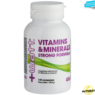 +WATT VITAMINS & MINERALS STRONG FORMULA - 120cpr MULTIVITAMINICO COMPLETO 100% VITAMINE VITAMINE