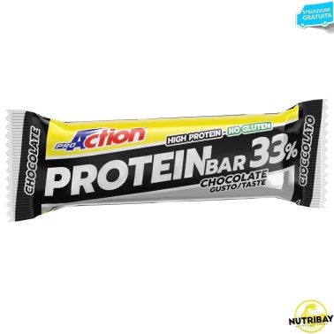 Proaction Protein Bar 33% - 1 barretta da 50 gr BARRETTE ENERGETICHE