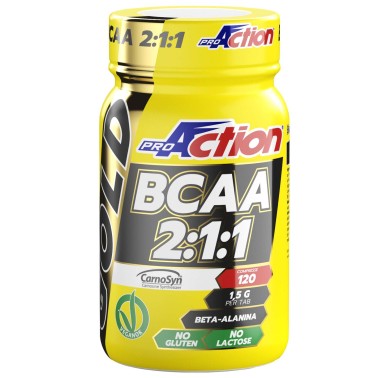 Proaction Gold Bcaa 2:1:1 + Beta Alanina - 120 cpr AMINOACIDI BCAA