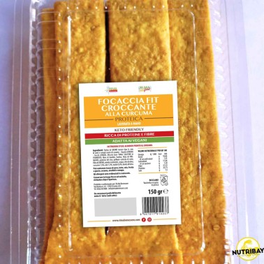 Ri.ma Benessere Focaccia FIT Croccante alla Curcuma - 150 gr AVENE - ALIMENTI PROTEICI