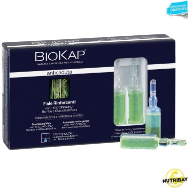 Bios Line Biokap Anticaduta Fiale Rinforzanti - 12 fiale da 7 ml CURA DEL CORPO