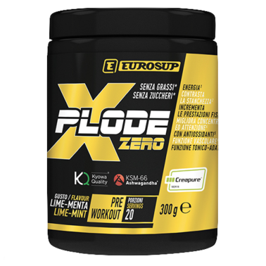 Eurosup X-PLODE Zero 300 gr con Bcaa Citrullina e Vitamine PRE ALLENAMENTO