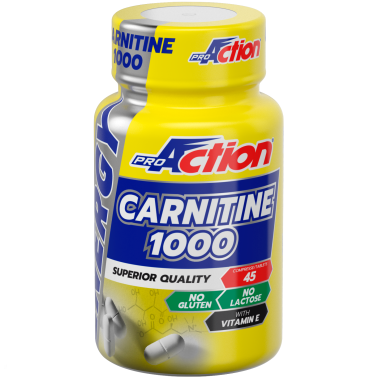 Proaction Carnitina 1000 45 Cpr. L-Carnitina da 1 grammo con Vitamina E CARNITINA