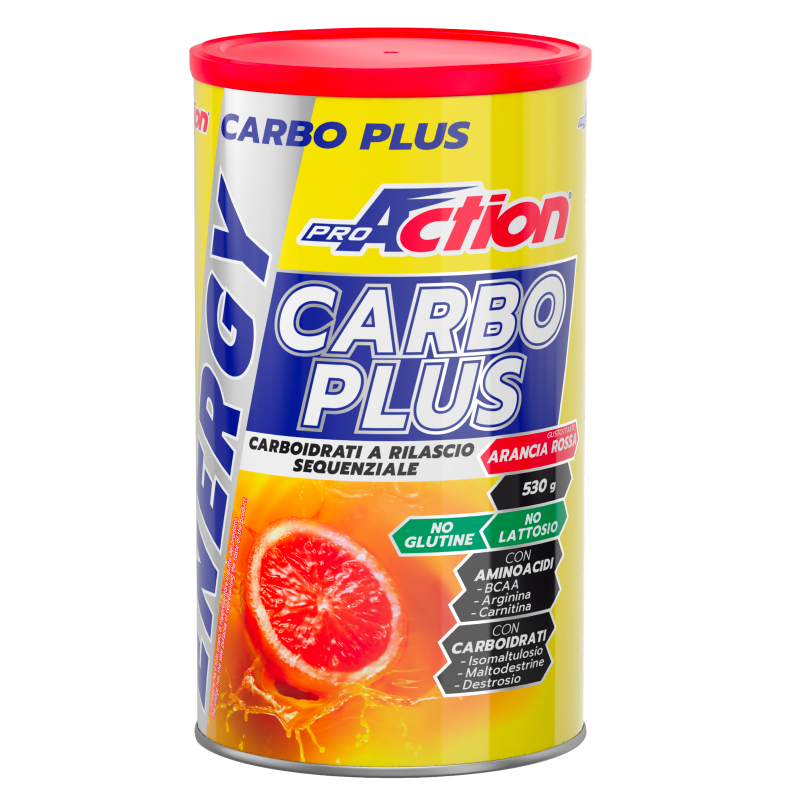 Proaction Carbo Plus Energy 530 gr Energetico con Bcaa Arginina e Maltodestrine CARBOIDRATI - ENERGETICI