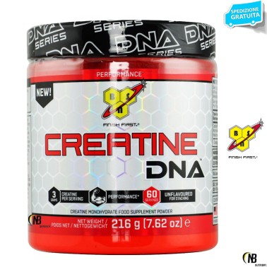 BSN DNA CREATINE 216 gr. CREATINA MONOIDRATO IN POLVERE CREATINA