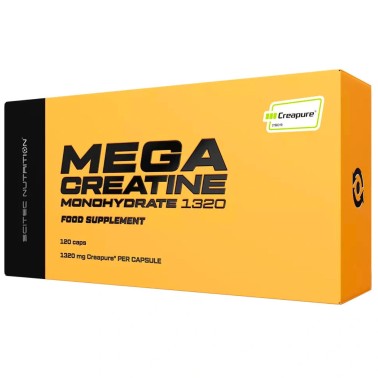 Scitec Nutrition Mega Creatine Monohydrate 1320 Creapure - 120 caps CREATINA