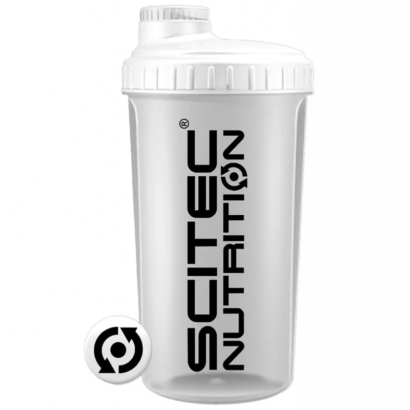 SCITEC SHAKER PALESTRA 700 ml White BIANCO