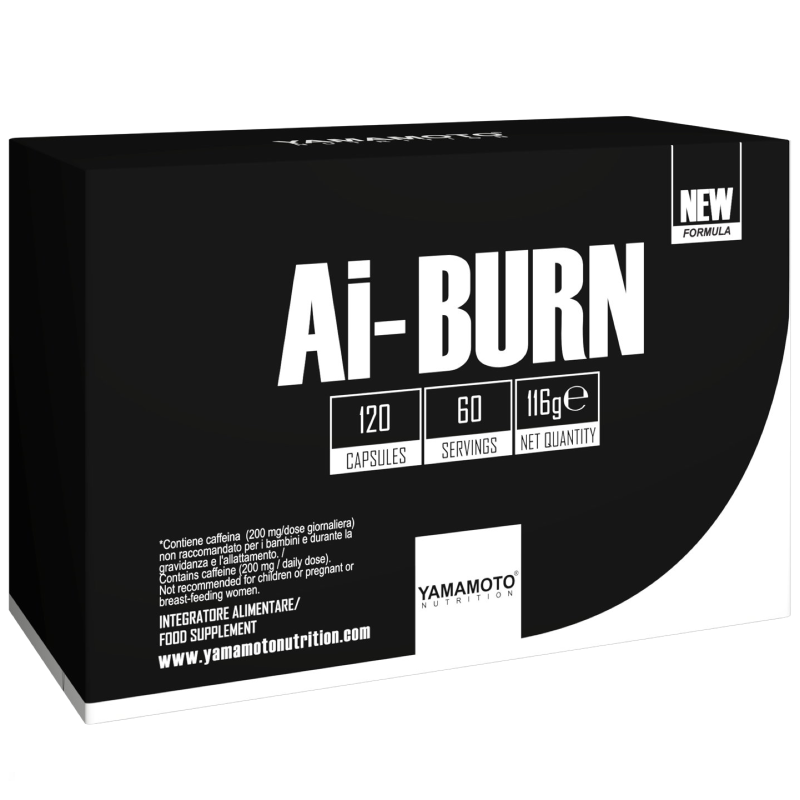 Ai-BURN di YAMAMOTO NUTRITION - 120 caps - 60 dosi BRUCIA GRASSI TERMOGENICI