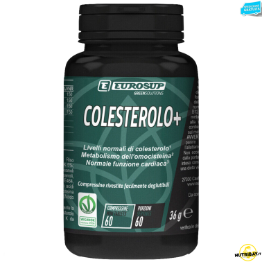 Eurosup Colesterolo+ 60 compressine Integratore per il Controllo del Colesterolo BENESSERE-SALUTE