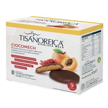 Tisanoreica Ciocomech Goji e Albicocca Glycemic Friendly (9 biscotti da 13 gr) AVENE - ALIMENTI PROTEICI
