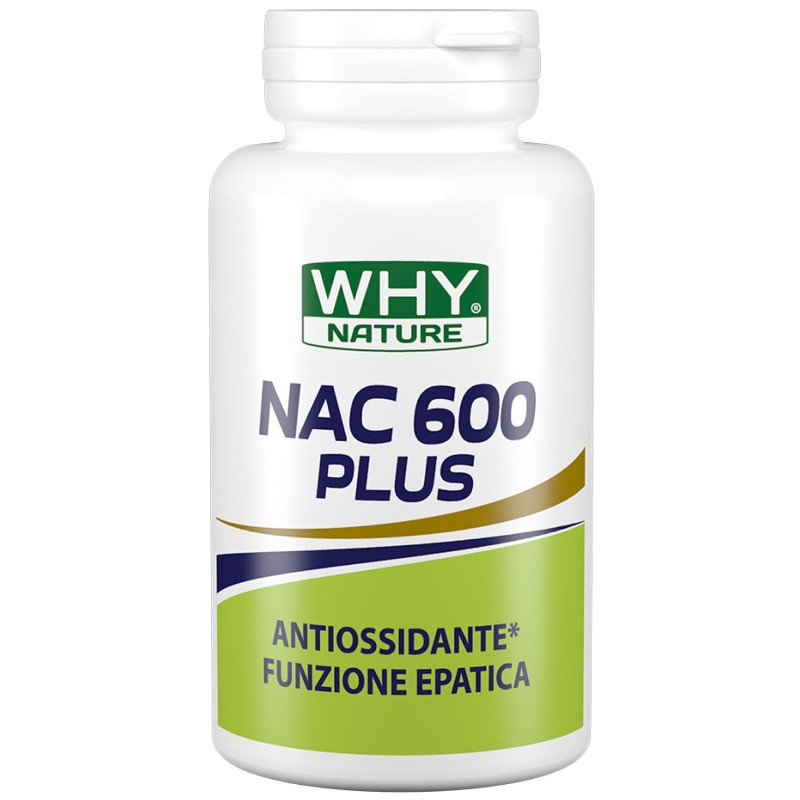 Why Nature Nac 600 Plus - 60 cpr BENESSERE-SALUTE