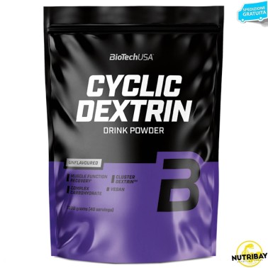 Biotech Usa Cyclic Dextrin - 1000 gr CARBOIDRATI - ENERGETICI