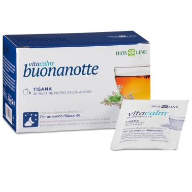 Bios Line Vitacalm Buonanotte Tisana - 20 bustine filtro BENESSERE-SALUTE