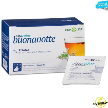 Bios Line Vitacalm Buonanotte Tisana - 20 bustine filtro BENESSERE-SALUTE