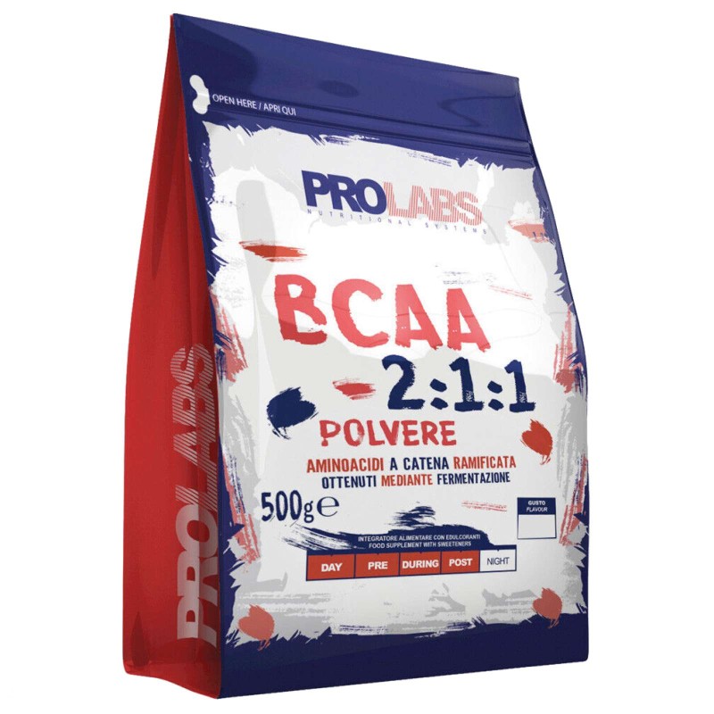 Prolabs Bcaa 2:1:1 Polvere - 500 gr AMINOACIDI BCAA