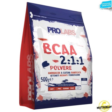 Prolabs Bcaa 2:1:1 Polvere - 500 gr AMINOACIDI BCAA