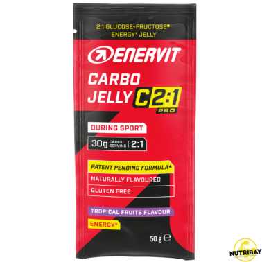 Enervit Carbo Jelly C2:1 Pro - 1 gel da 50 gr CARBOIDRATI - ENERGETICI