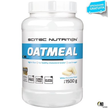 Scitec Oatmeal 1,5 kg Farina d Avena Aromatizzata con fiocchi Extra AVENE - ALIMENTI PROTEICI