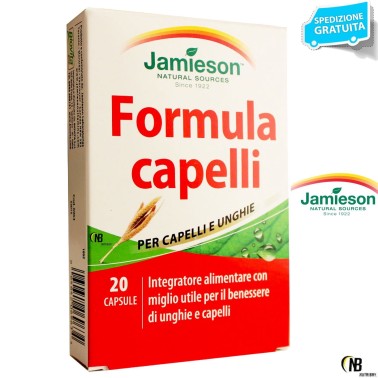 Jamieson Formula capelli unghie 20 cps Olio di Germe di Grano + B6 in vendita su Nutribay.it
