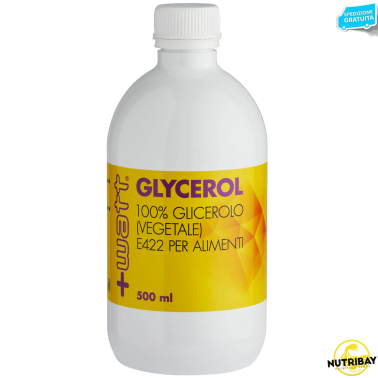 +WATT Glycerol 500 ml Glicerolo Liquido Idratante Anti Crampi e Fatica Energetico CARBOIDRATI - ENERGETICI