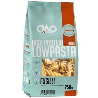 CiaoCarb High Protein Lowpasta Fusilli - 250 gr AVENE - ALIMENTI PROTEICI