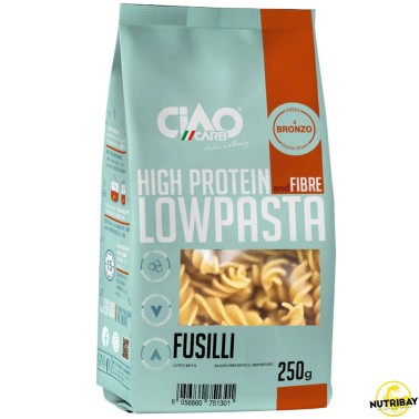 CiaoCarb High Protein Lowpasta Fusilli - 250 gr AVENE - ALIMENTI PROTEICI