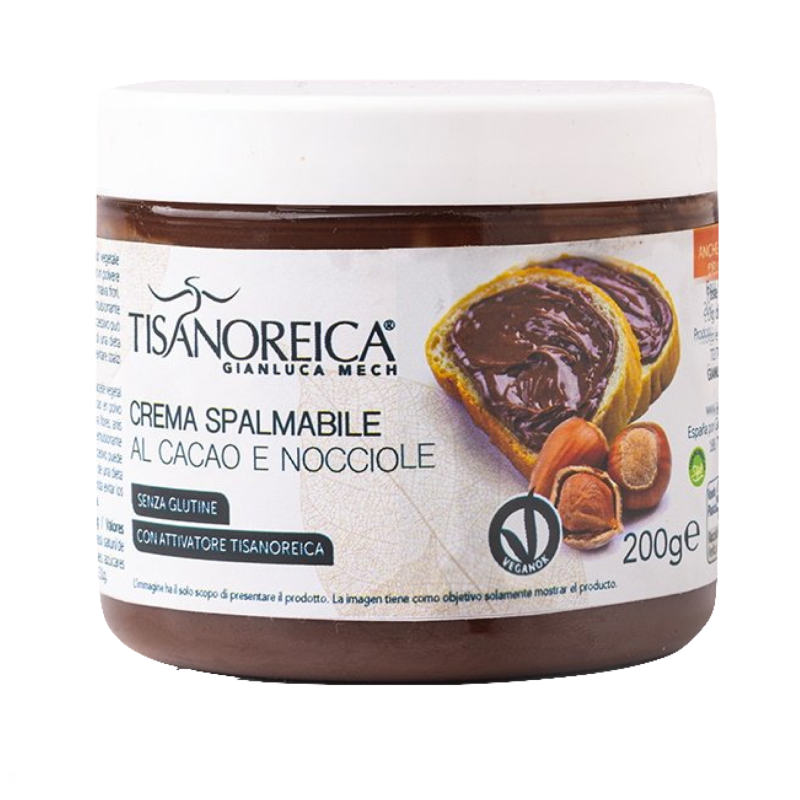 TISANOREICA CREMA SPALMABILE AL CACAO E NOCCIOLE 200 gr AVENE - ALIMENTI PROTEICI