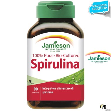 Jamieson Spirulina 90 cps. Spirulina Platensis Alga Spirulina BENESSERE-SALUTE