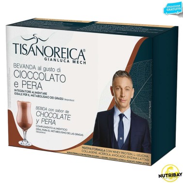 Tisanoreica Bevanda Cioccolato e Pera - 4 buste pat da 29 gr AVENE - ALIMENTI PROTEICI